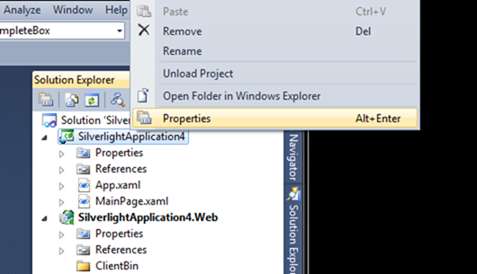 Choose the way to Create a Silverlight Out-of-Browser Application ...